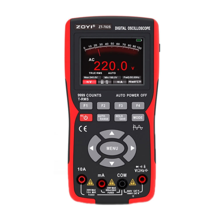 ZOYI Multimetro oscilloscopio digitale portatile multifunzione con schermo a colori ZOYI Multimetro oscilloscopio digitale portatile multifunzione con schermo a colori